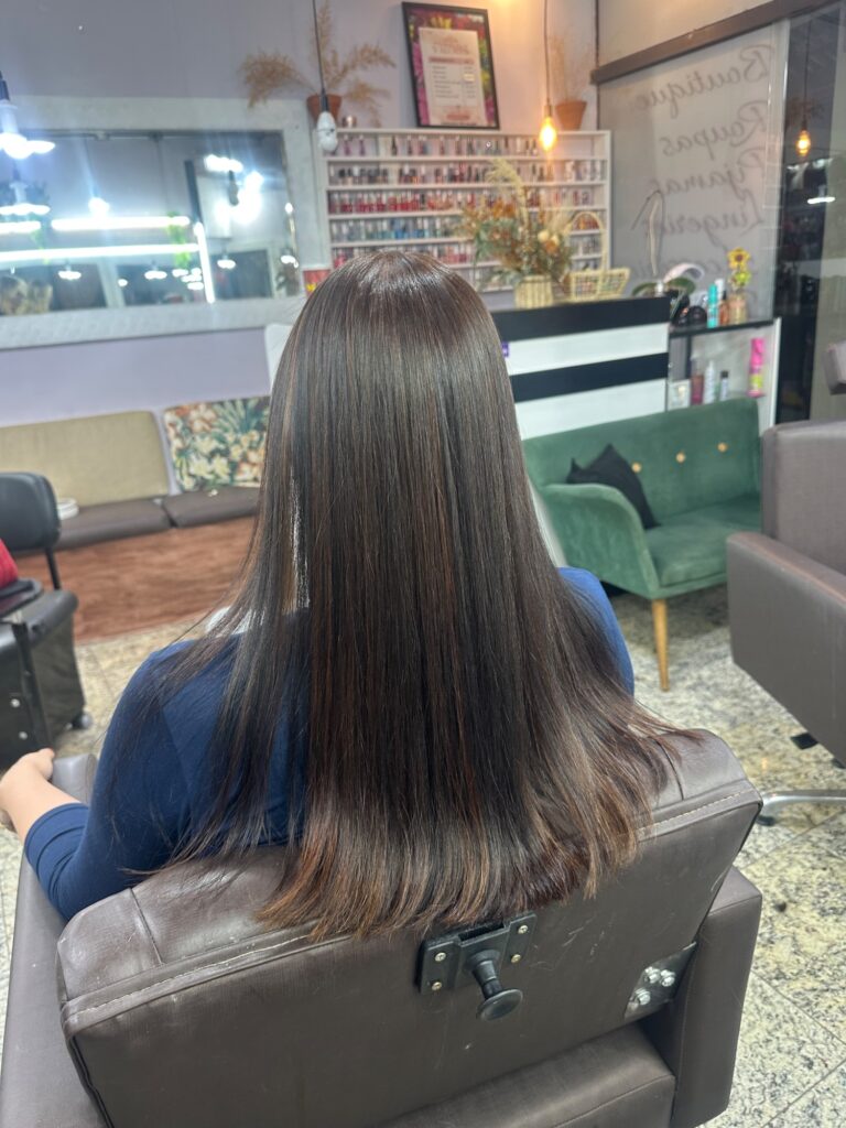 Antes e depois · By Raquel — salao